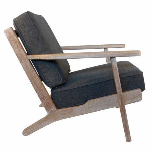 NATURALLY PROVINICIAL SHAN OAK WOOD ARMCHAIR
