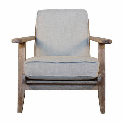 NATURALLY PROVINICIAL SHAN OAK WOOD ARMCHAIR