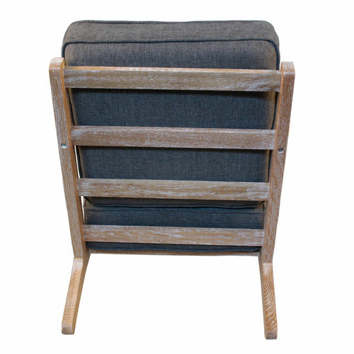 NATURALLY PROVINICIAL SHAN OAK WOOD ARMCHAIR
