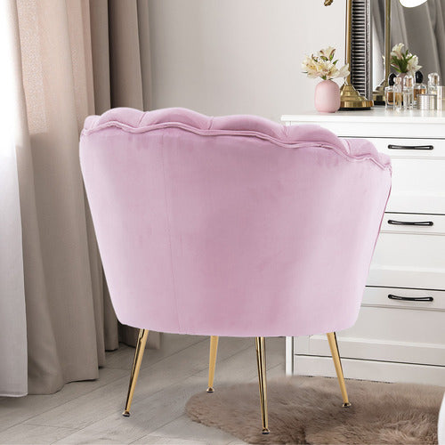 LETITIA LANE 2 PIECE SHANAYA VELVET ARMCHAIR & OTTOMAN SET