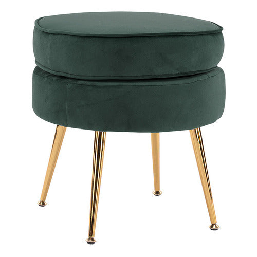 LETITIA LANE 2 PIECE SHANAYA VELVET ARMCHAIR & OTTOMAN SET