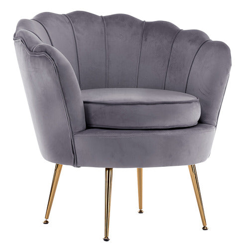 LETITIA LANE SHANAYA VELVET ARMCHAIR