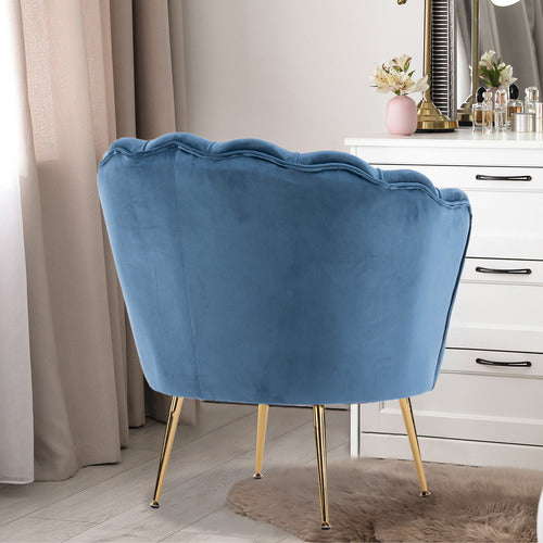 LETITIA LANE SHANAYA VELVET ARMCHAIR