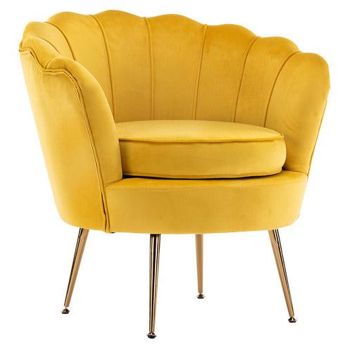 LETITIA LANE SHANAYA VELVET ARMCHAIR