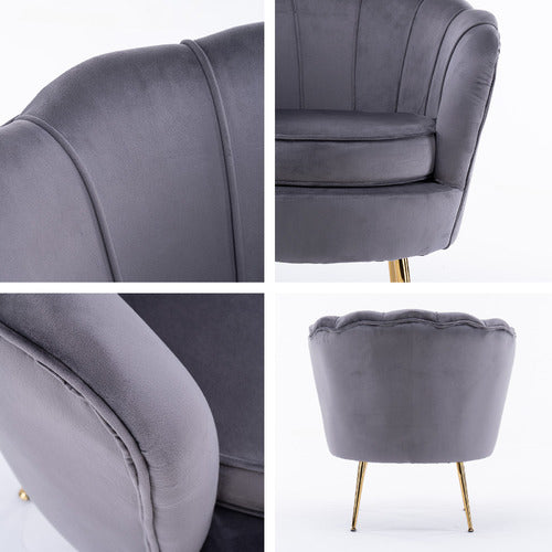 LETITIA LANE SHANAYA VELVET ARMCHAIR