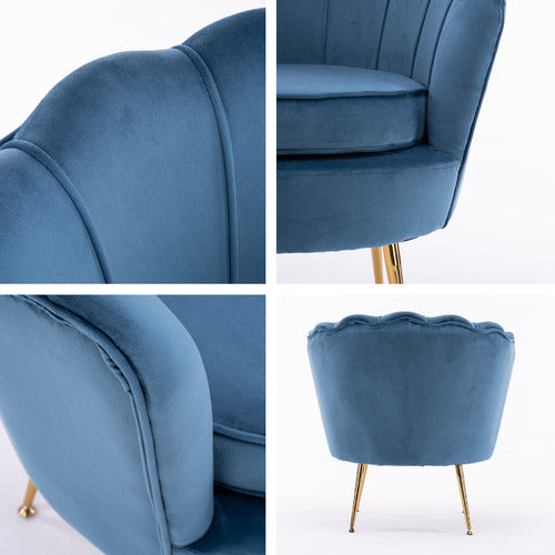 LETITIA LANE SHANAYA VELVET ARMCHAIR
