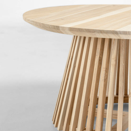 LINEA FURNITURE DARLA ROUND WOODEN COFFEE TABLE