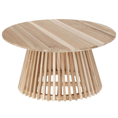 LINEA FURNITURE DARLA ROUND WOODEN COFFEE TABLE