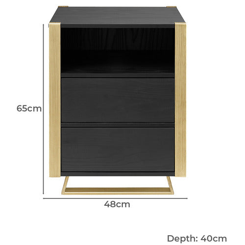 MONUMENT FURNITURE ATHENA BEDSIDE TABLE