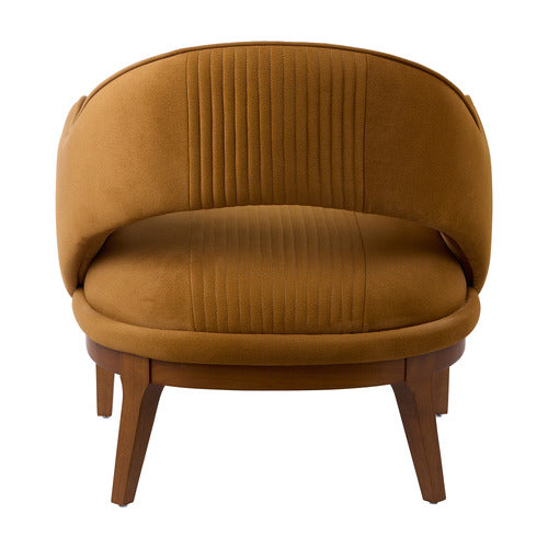 THE HOME COLLECTIVE SILVA VELVET ARMCHAIR