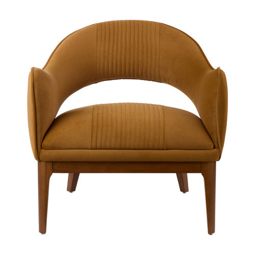 THE HOME COLLECTIVE SILVA VELVET ARMCHAIR