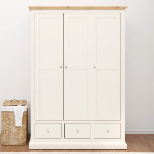 CAPE FURNITURE AREND 3 DOOR 3 DRAWER WARDROBE