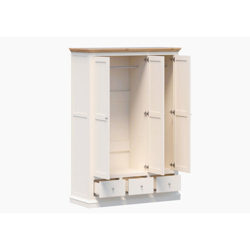 CAPE FURNITURE AREND 3 DOOR 3 DRAWER WARDROBE