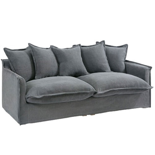 HYDE PARK HOME CUMULUS PREMIUM 3 SEATER COTTON SLIPCOVER SOFA