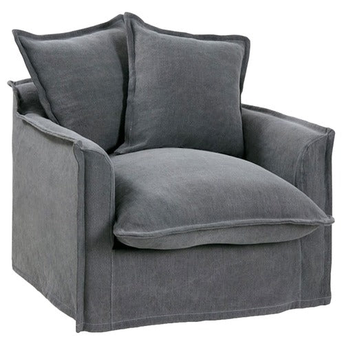 HYDE PARK HOME CUMULUS COTTON SLIPCOVER ARMCHAIR