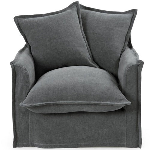 HYDE PARK HOME CUMULUS COTTON SLIPCOVER ARMCHAIR