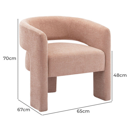 SOFIA UPHOLSTERED ARMCHAIR