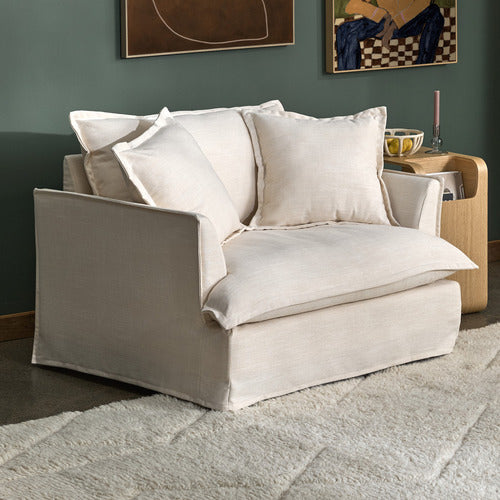 SOFTY PREMIUM OVERSIZED SIIPCOVER ARMCHAIR