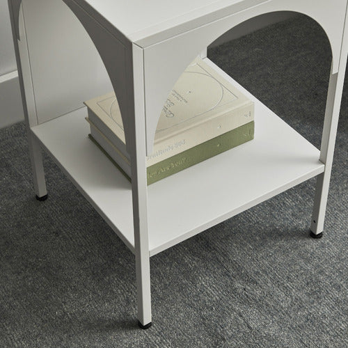 MADDISON LANE SOLANA ALUMINIUM BEDSIDE TABLE