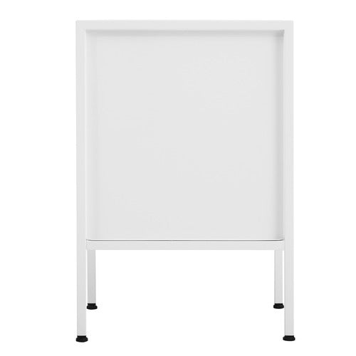 MADDISON LANE SOLANA ALUMINIUM BEDSIDE TABLE
