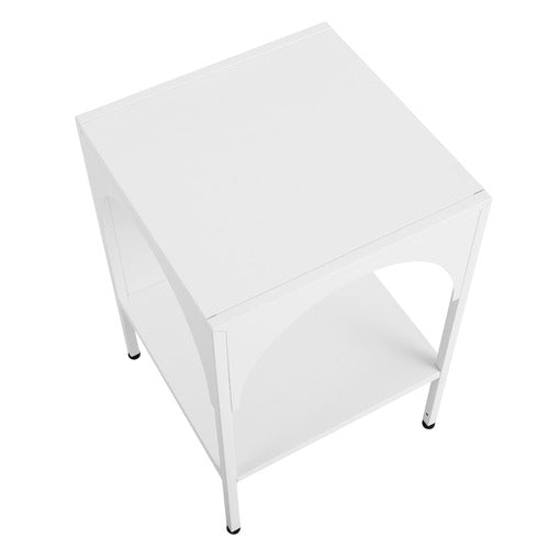 MADDISON LANE SOLANA ALUMINIUM BEDSIDE TABLE