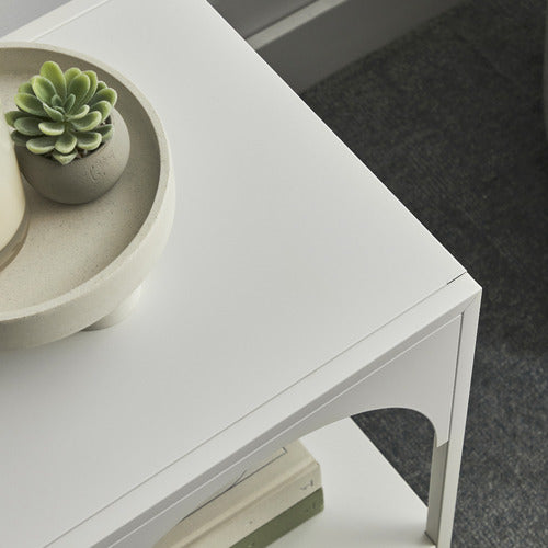 MADDISON LANE SOLANA ALUMINIUM BEDSIDE TABLE