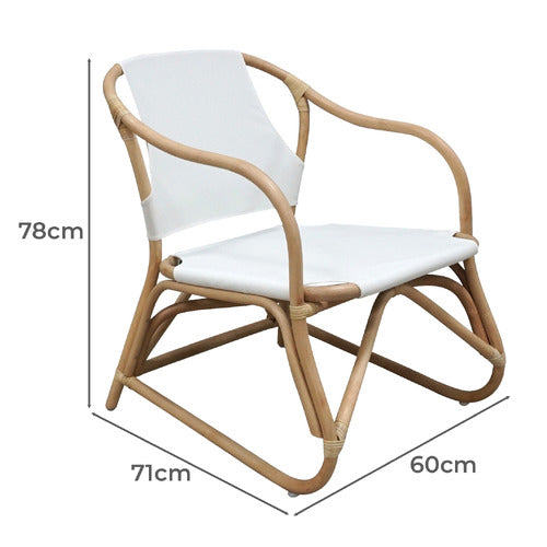 SLH HOUSE SONYA RATTAN OUTDOOR LOUNGE CHAIR
