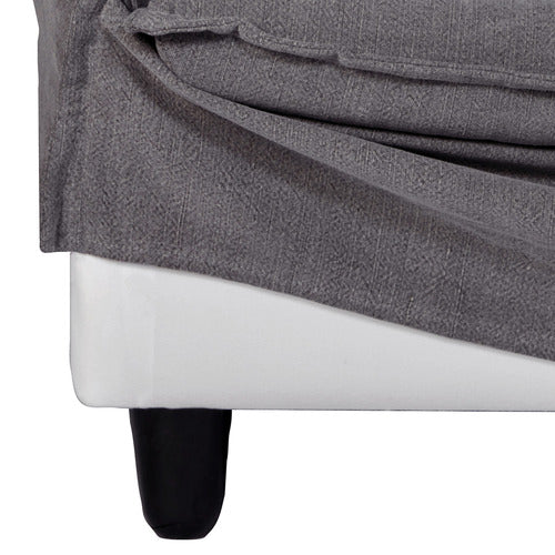 REXINGTON HOME SOREN 3 SEATER COTTON & LINEN SOFA