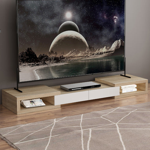 MONUMENT FURNITURE 250CM SPLIT EXPANDABLE TV UNIT