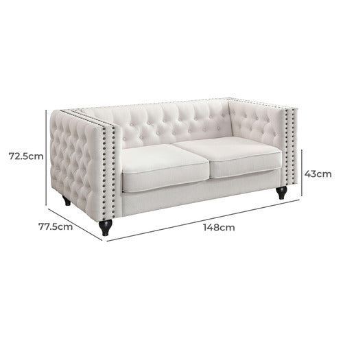 BY DESIGNS STANLEY 2 SEATER SOFA