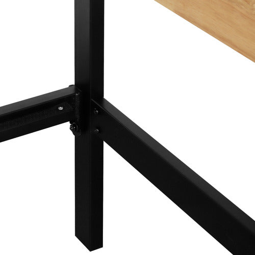 EXPERT HOMEWARES STANO RUBBERWOOD BED FRAME