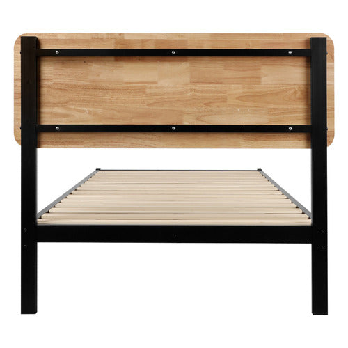 EXPERT HOMEWARES STANO RUBBERWOOD BED FRAME