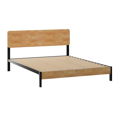 EXPERT HOMEWARES STANO RUBBERWOOD BED FRAME