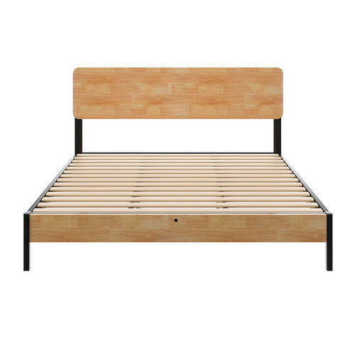 EXPERT HOMEWARES STANO RUBBERWOOD BED FRAME