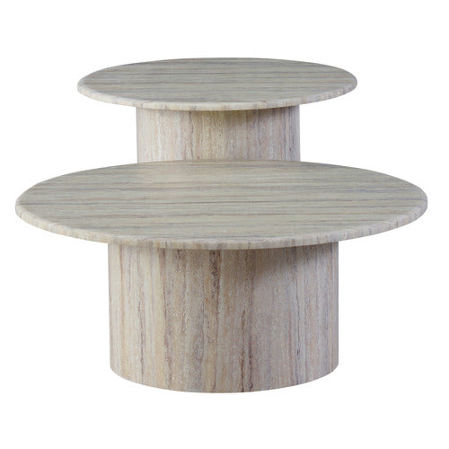 KEYS ROAD DESIGNS STATEN MARBLE COFFEE TABLE