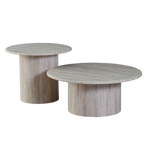 KEYS ROAD DESIGNS STATEN MARBLE COFFEE TABLE