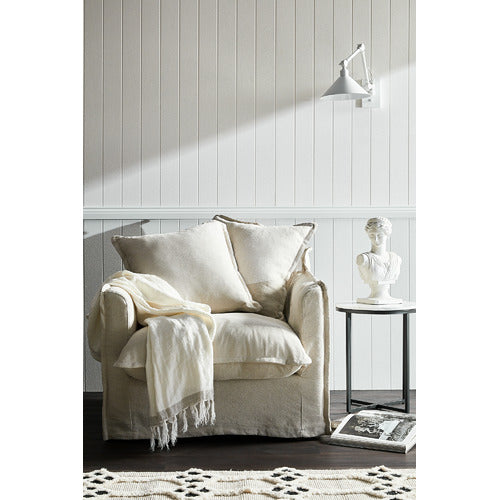 HYDE PARK HOME CUMULUS COTTON SLIPCOVER ARMCHAIR