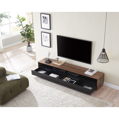MONUMENT FURNITURE 200CM SUAVE LOWLINE TV UNIT