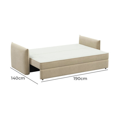 SUNDAY 3 SEATER DOUBLE SOFA BED