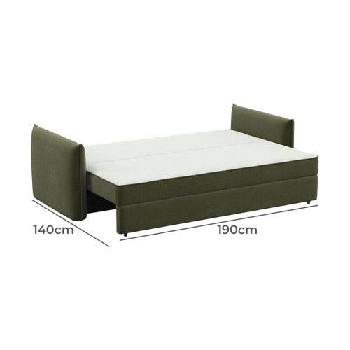 SUNDAY 3 SEATER DOUBLE SOFA BED