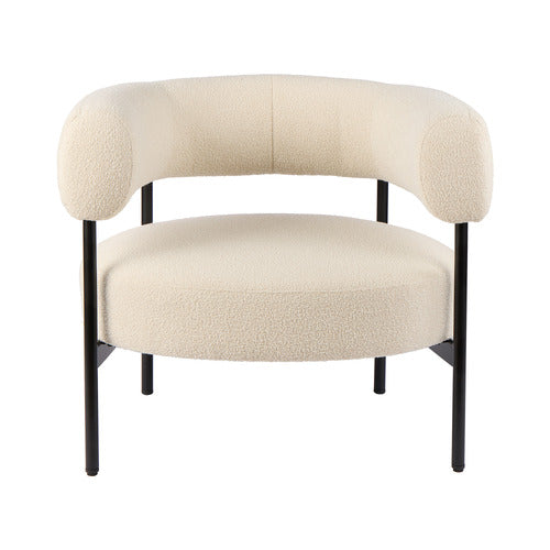 THE HOME COLLECTIVE SYLVIA BOUCLE ARMCHAIR
