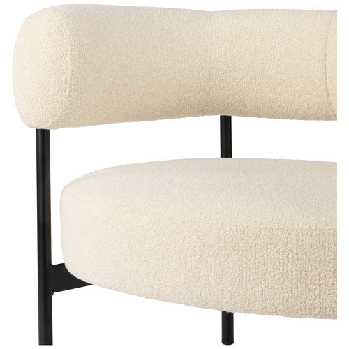 THE HOME COLLECTIVE SYLVIA BOUCLE ARMCHAIR