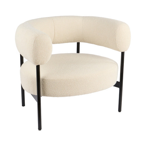 THE HOME COLLECTIVE SYLVIA BOUCLE ARMCHAIR