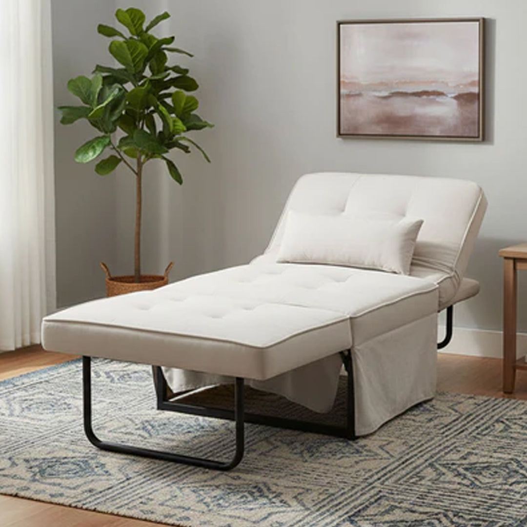 TELSEN OTTOMAN SOFA BED BEIGE