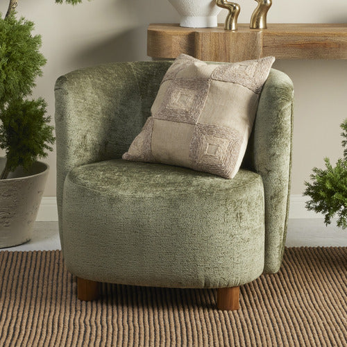 THE HOME COLLECTIVE ATLAS CHENILLE ARMCHAIR