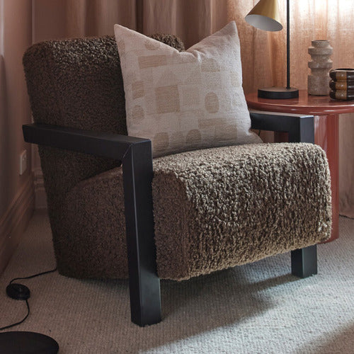 THE HOME COLLECTIVE TYRIAN TEDDY ARMCHAIR