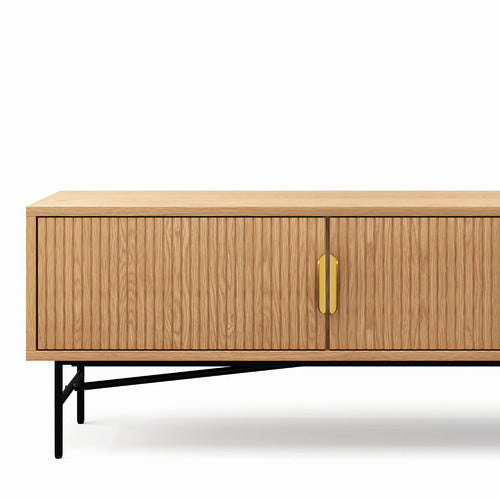 CONTINENTAL DESIGNS TABITHA RIPPLE SLATTED TV UNIT
