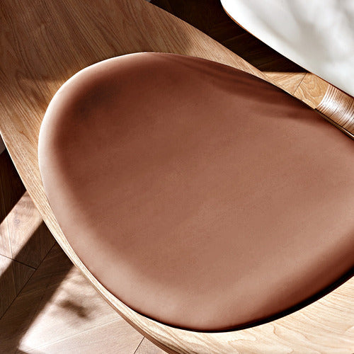 BRAXTON HOME TAN MARLEY FAUX LEATHER ACCENT CHAIR