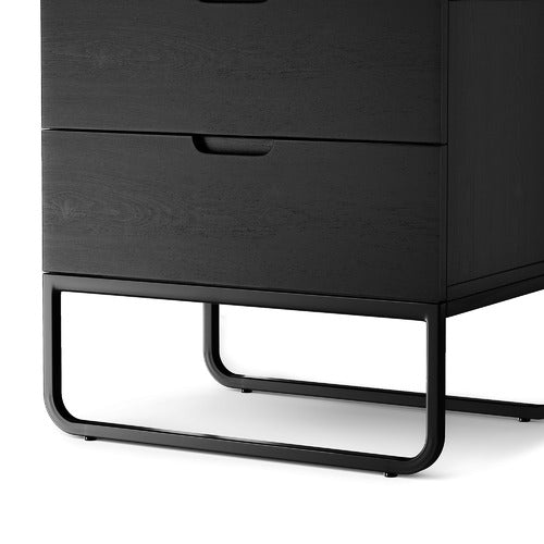 CONTINENTAL DESIGNS TANISHA 2 DRAWER BEDSIDE TABLE