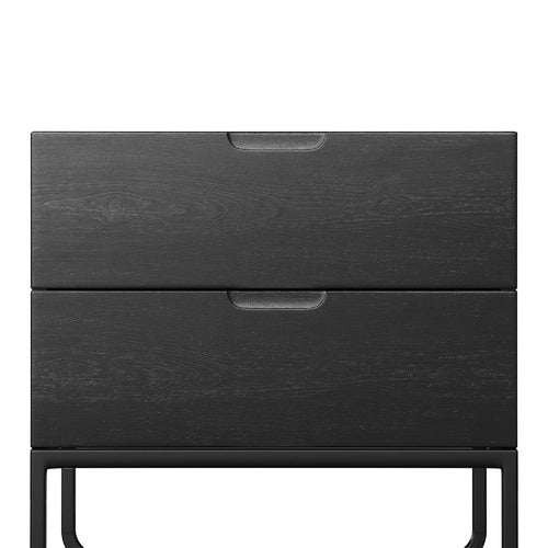 CONTINENTAL DESIGNS TANISHA 2 DRAWER BEDSIDE TABLE